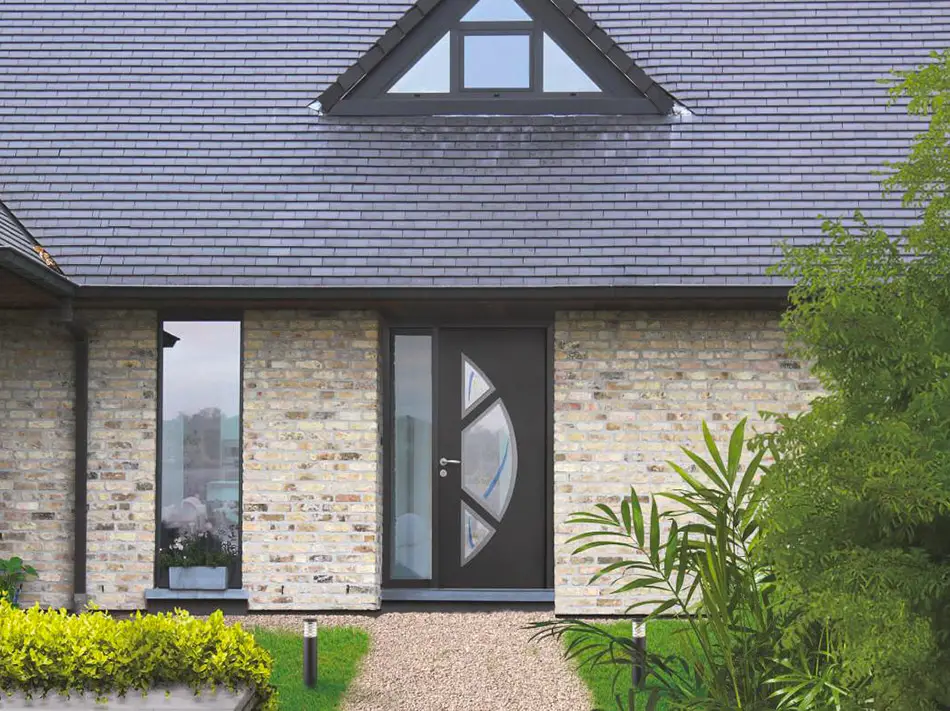 Portes d'entrée aluminium Collection Les Contemporains