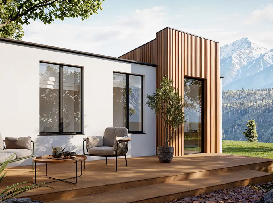 Porte-Fenêtre aluminium Ouvrant Infini Pléiade