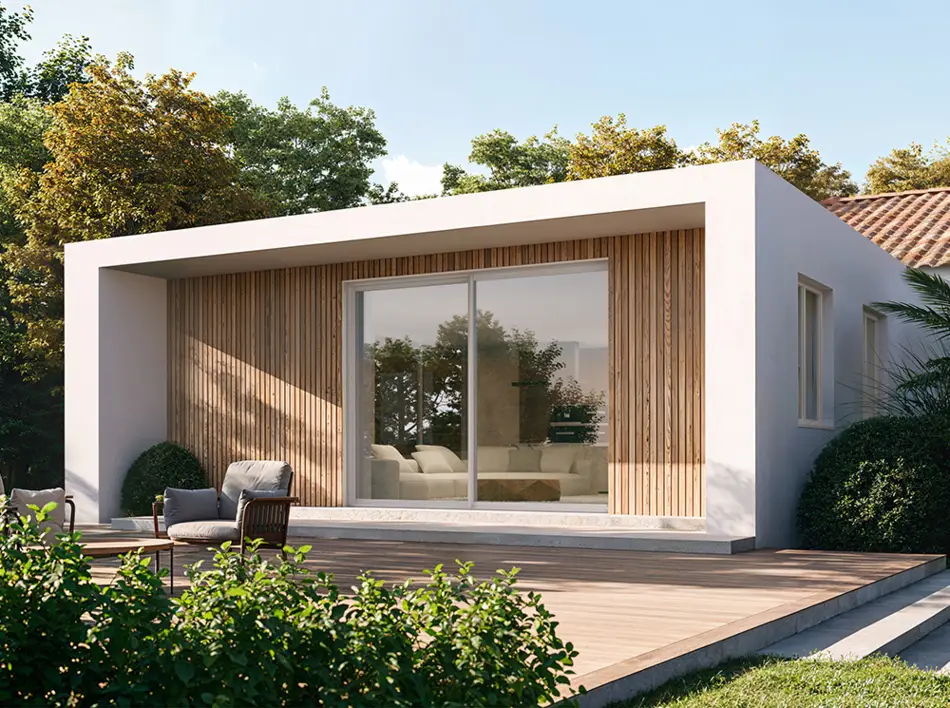 Baie coulissante aluminium Pléiade