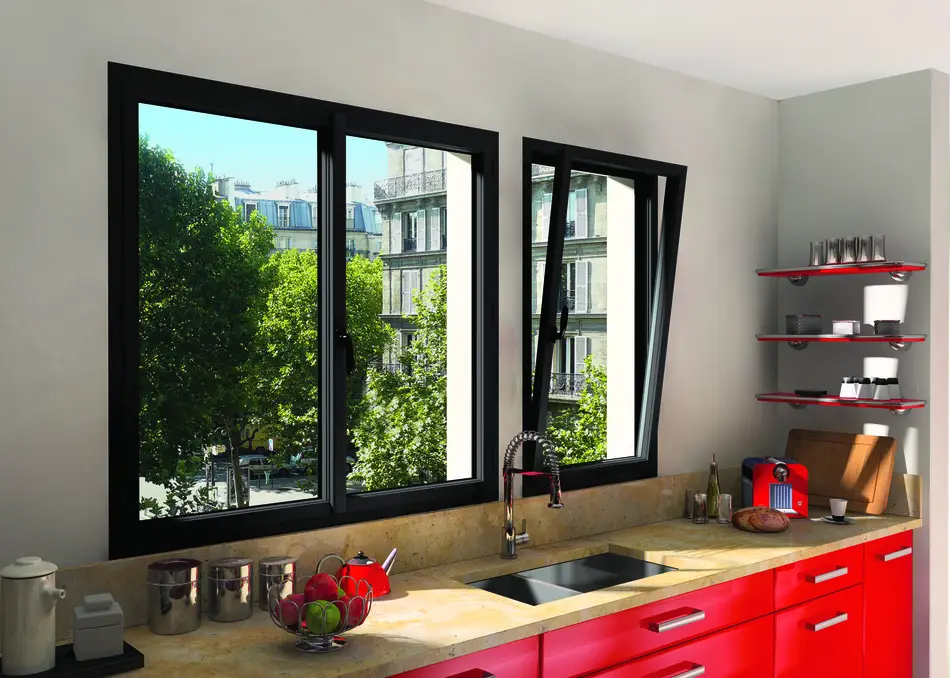 Fenêtre à ouvrant caché aluminium