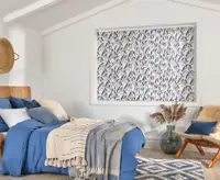 Store à bandes verticales