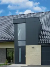 Portes d'entrée aluminium Collection Les Contemporains