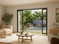 Baie coulissante aluminium à galandage Pléiade