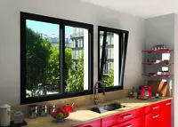 Fenêtre à ouvrant caché aluminium